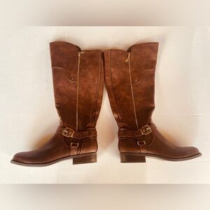 Bold Stylish Classy Cute G by Guess Harson Faux Leather Knee High Riding Boots